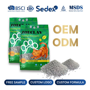 Cat Litter Bentonite Clay Dust Free Cat Sand Fast Absorption Scoopable Kitty Litter Wholesale Factory Price