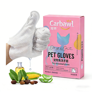 Free-Wash Pet Glove Wipes