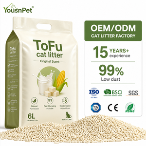YousnPet 99% Dust Free Flushable Tofu Cat Litter