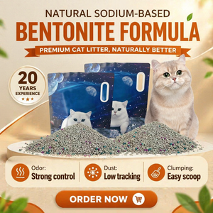 Grey Ball Shape Bentonite Cat Litter
