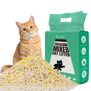 Low MOQ Tofu Corn Mixed Cat Litter White Label Custom