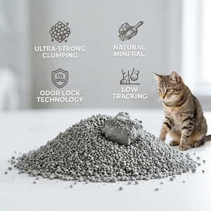 Biodegradable Flushable Bentonite Cat Litter