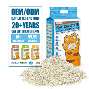 Eco Friendly 99 Dust Free Tofu Cat Litter Flushable