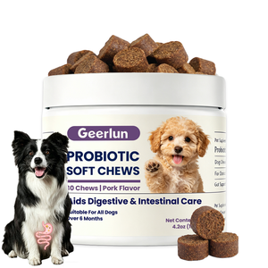 OEM Private Label Dogs Nutrition Probiotics Chews Supplements